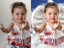 Our expert photo retouching and photo alteration services can convert your images into impressive-looking masterpieces. We can proficiently convert photos into paintings, pencil sketches or cartoons, add persons to groups, edit red eye, change the eye col